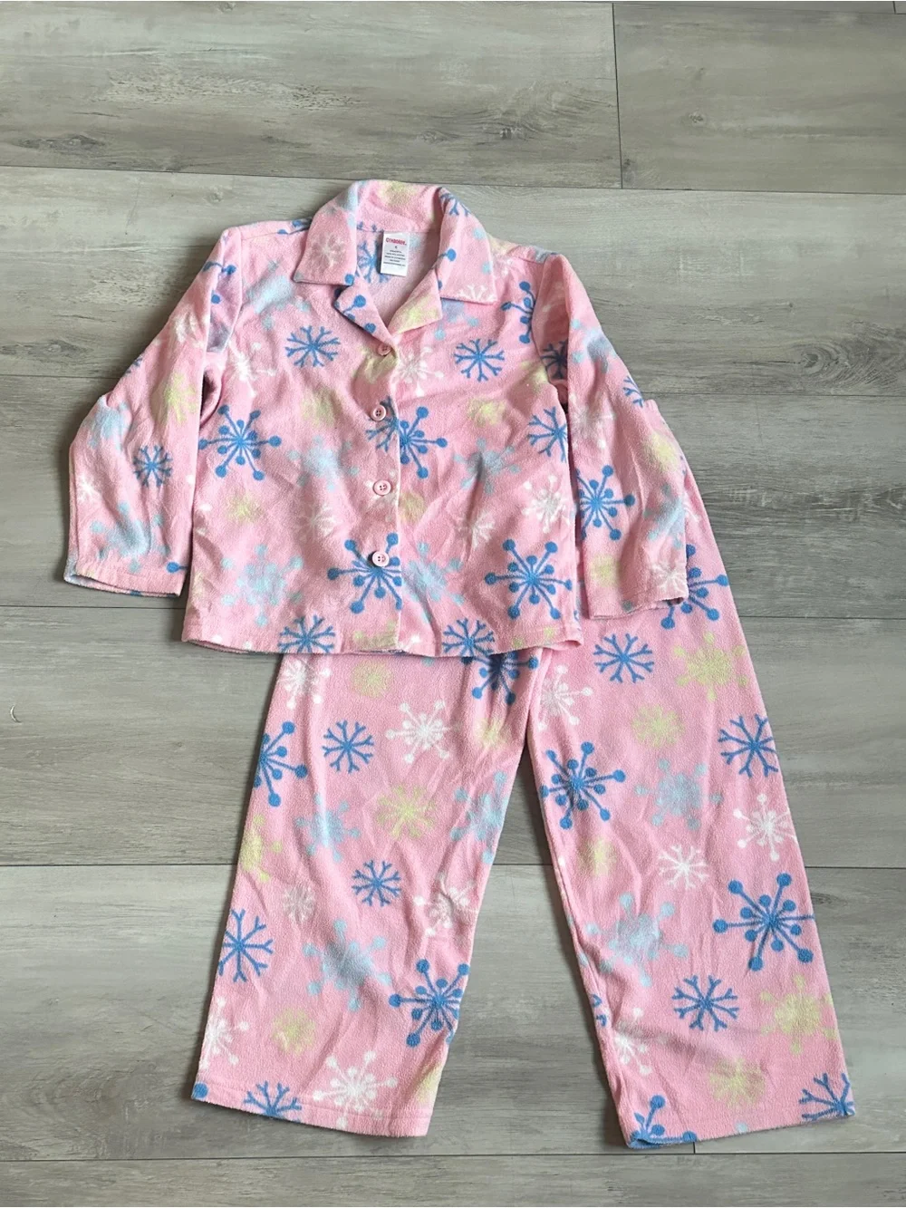 Gymboree Disney Store Pajamas Bundle Size 6 Girls 4 Sets Pink Fleece
